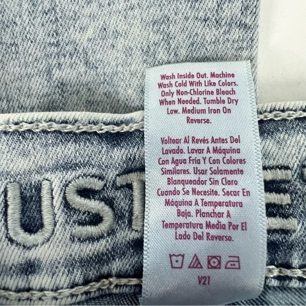 Justice Girl’s Jeans & Cat & Jack Belts Sz 16 Plus Raw Hems Pockets Stretch